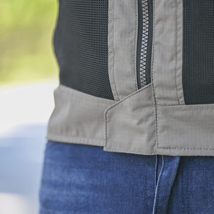 Campera Ls2 Garda Air Hombre Negra / Gris